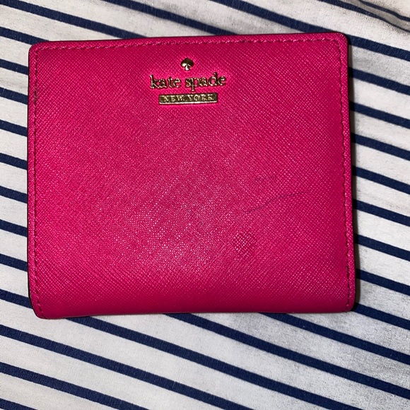 kate spade Handbags - Kate Spade Hot Pink Wallet